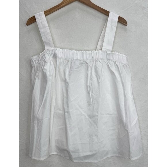 Gap Women's White Tank Top Size Medium Tall NWT - Picture 3 of 10